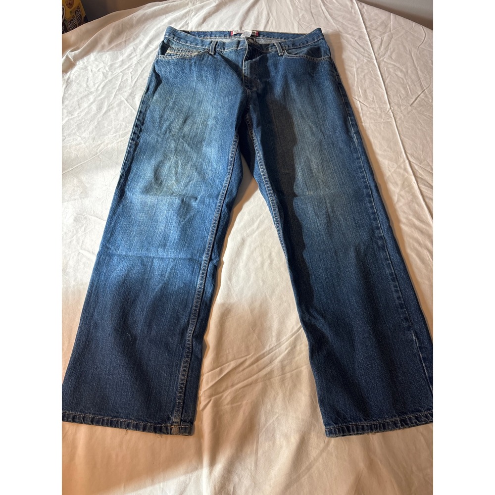 U.S. Polo Assn Jeans Mens 35x28 Blue Excellent Straight Leg Heritage 1890